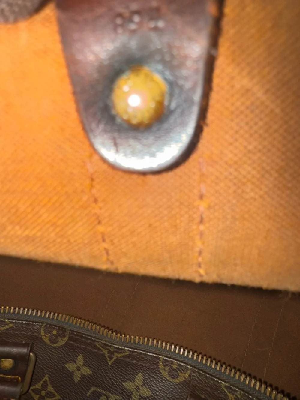 Louis Vuitton Brown Monogram Keepall Duffel Bag